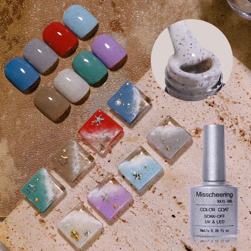 Sea Salt Sand Nail Polish Gel Phototherapy Gel Nail Polish Gel Manicure