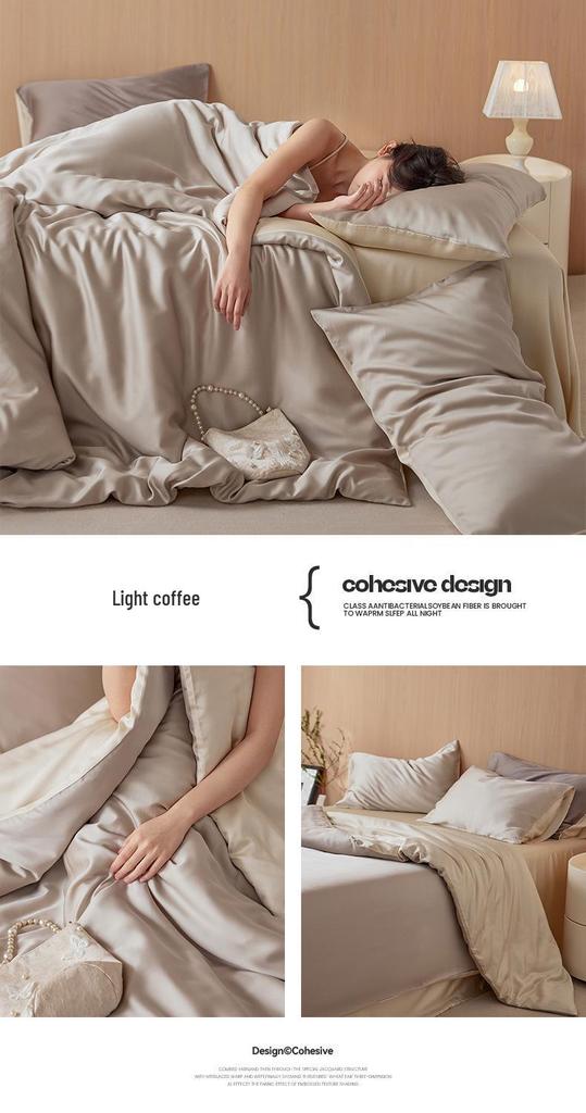 2026 New Silky Smooth Tencel 60s Four-Piece Cooling Bedding Set