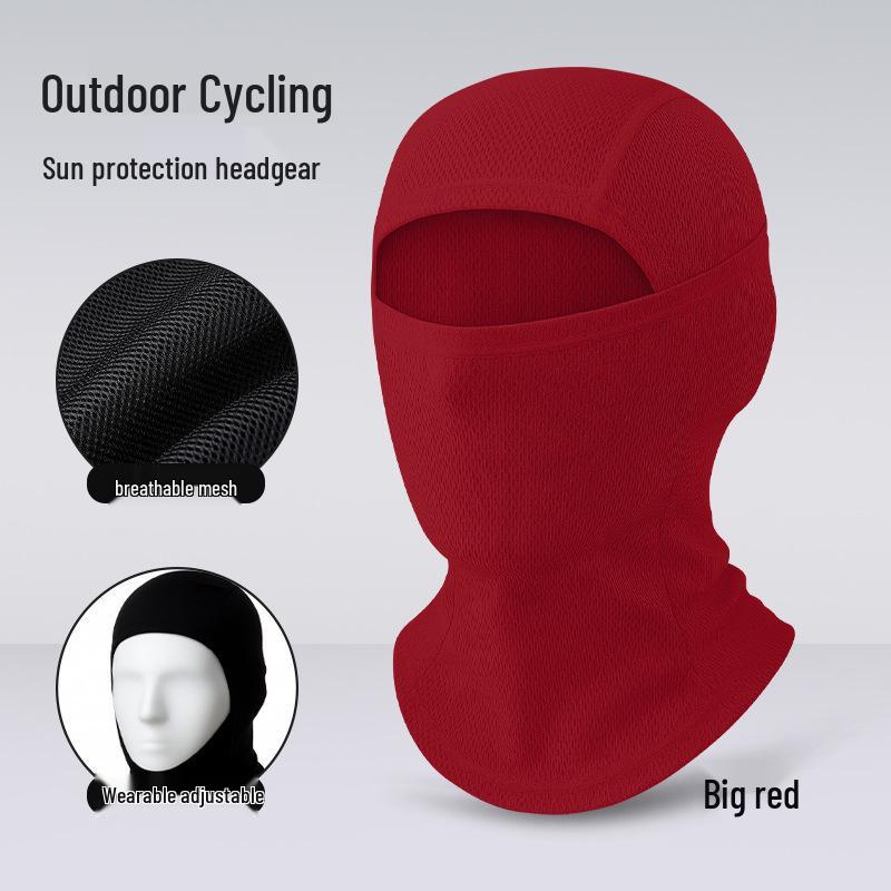Quick-Dry Multifunctional Summer Cycling Face Mask: Breathable, Sun-Protective, Ice Silk Balaclava & Headband