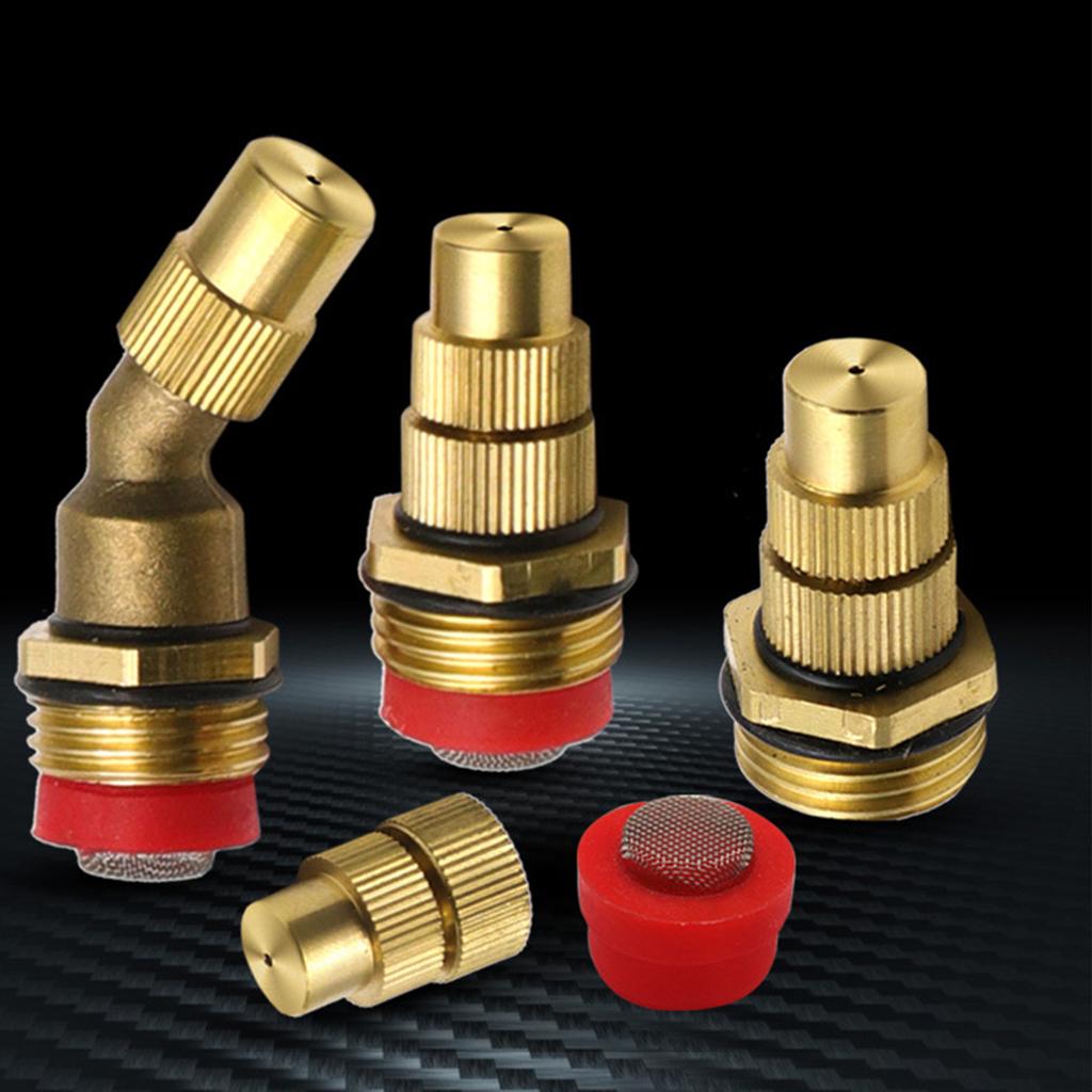 Spray Head Adjustable Water Misting Nozzles Agriculture Garden Watering Sprinkler with Filter Fine Spray for Fertilizing