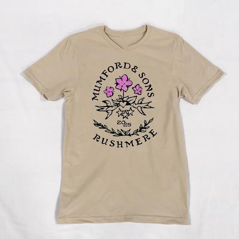 

NEW Mumford & Sons Band Tour2025 Gift For Fan Sand T-shirt 16D610 Unisex T-Shirt L
