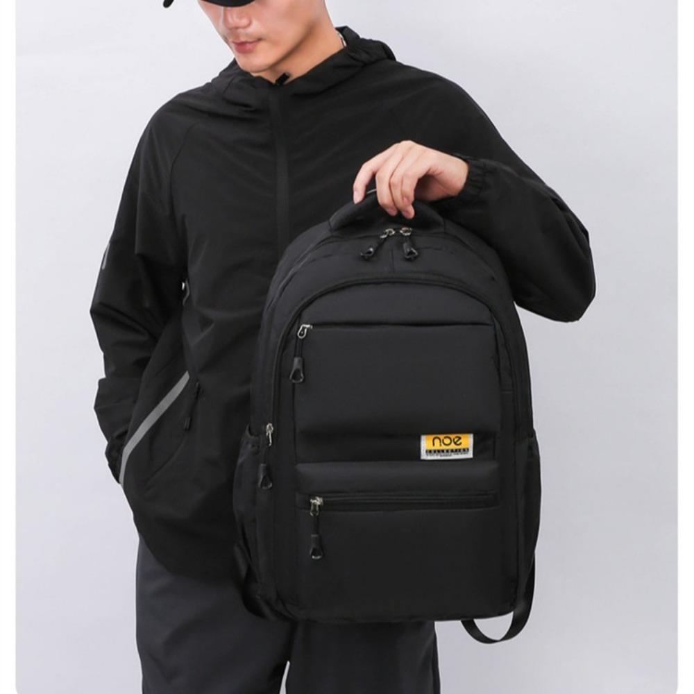 Backpack Casual Backpack High School School Bag Simple Computer Bag Men's Large Capacity Outdoor Travel Bag