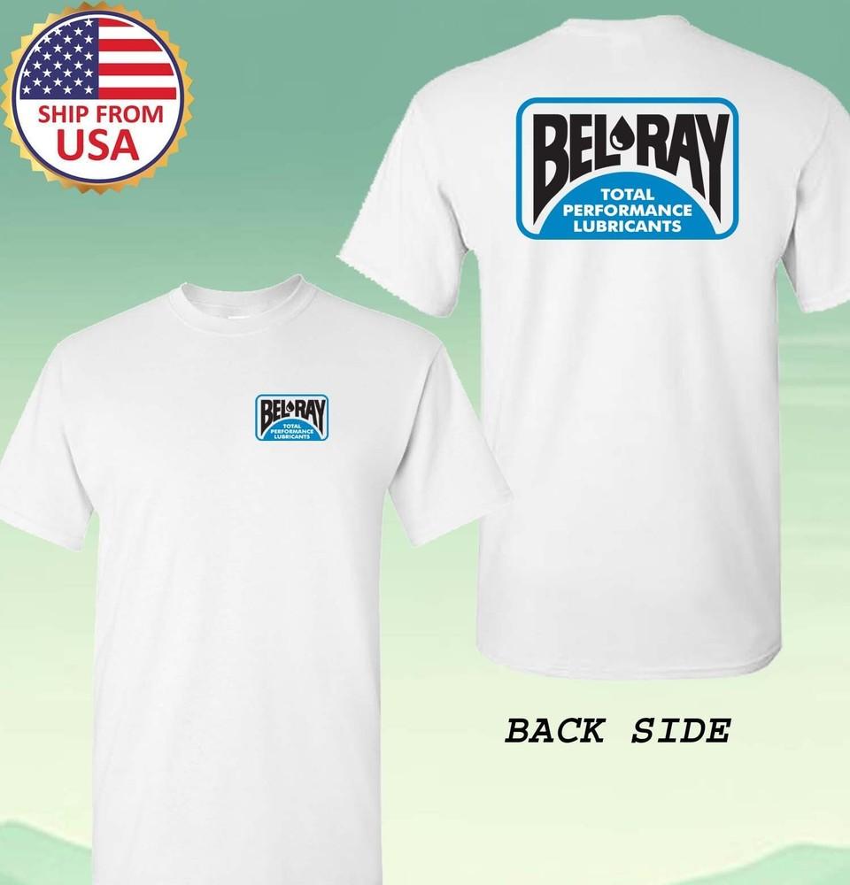 

BEL RAY RACING OIL Men#039;s White Size S5XL Unisex T-Shirt M