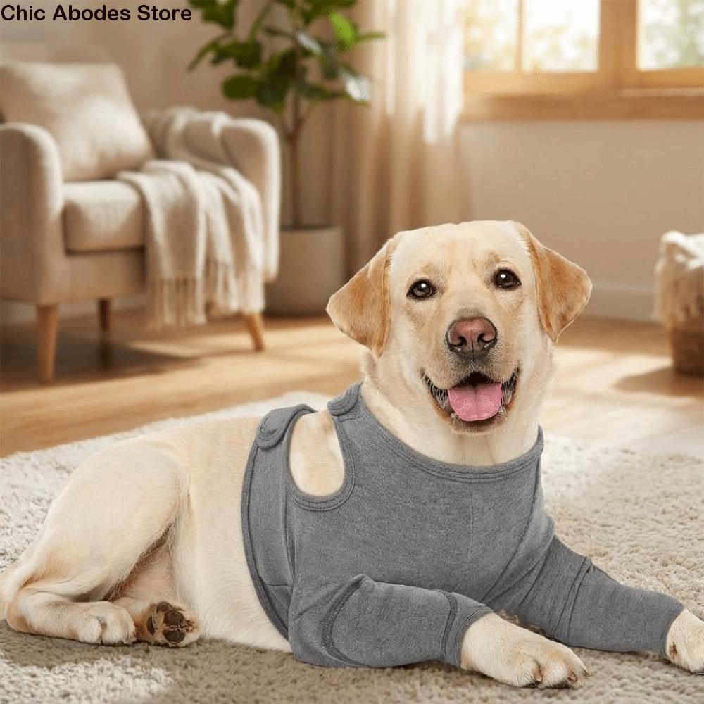 Atmungsaktiver Hundebeinschutz Langarm Professionelle Hundeledenbogenbandage Polyester Hohe Elastizität Hundekniepolster Gelenkschutz