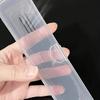 1Pcs Portable Transparent Toothbrush Box Breathable Travel Toothbrush Case Plastic Toothbrush Case For Outdoor Travel Acessories