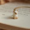 Simple Style Cute Small Animal Series Pendant Fox Stainless Steel Accessories