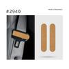 Seat Belt Buckle Decorative Stickers for Tesla Model 3 Highland Model Y Juniper 2025 Alcantara Suede Seat Belt Buckle Thin Patch