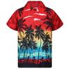 Hawaiian Palm Trees 3D Print Hawaiian Shirt Unisex Short Sleeve