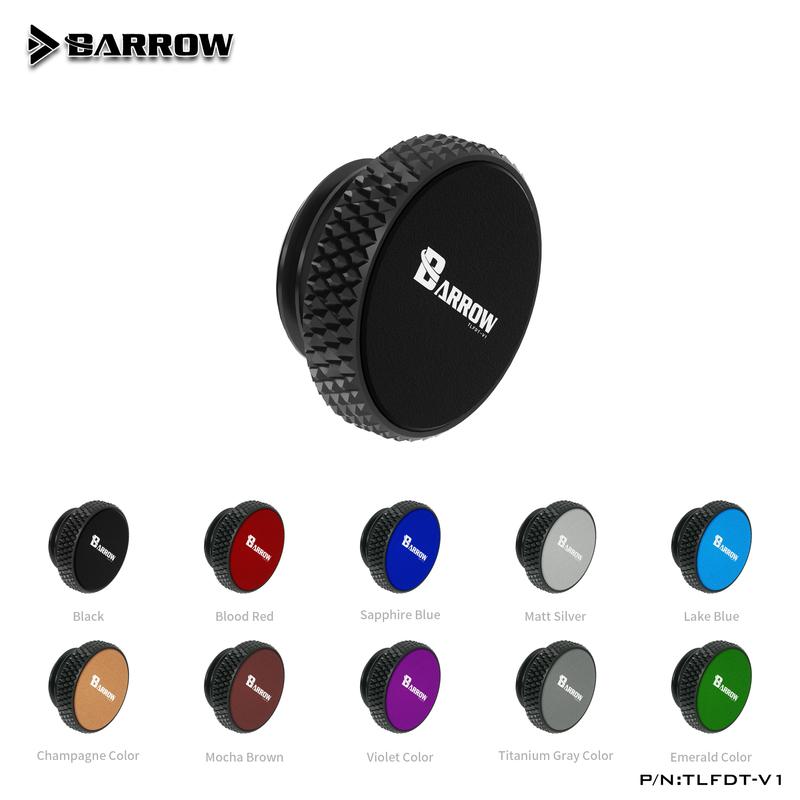 

Barrow TLFDT-V1 G1/4 Заглушка для системы водяного охлаждения Части для ПК DIY Жидкое Серебро/Черный/Белый Red Top