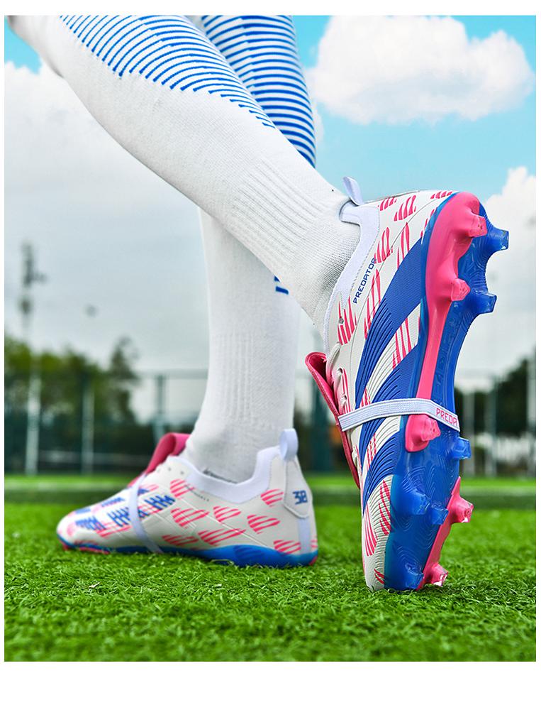 Unisex Fußballschuhe für draußen für Erwachsene & Kinder - Lange & Kurze Stollen für Kunstrasen