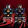 1PC Shengji New Handmade Painted Nuo Opera Mask, COS Wood Carving ABS Intangible Cultural Heritage Mask, Full Face Chinese Style Prop