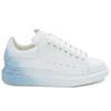 (WMNS) Alexander McQueen Oversized Sneakers 'White Blue' Women's 685672WIB9M9552