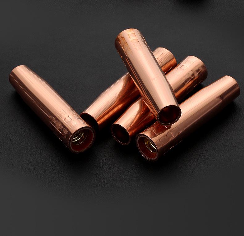 MIG Welding Accessory Set: Gas Shielded Gun, 350 Nozzle, 200 Sleeve, 500A Copper Conductive Tip.