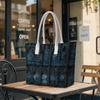 Gothic Pattern Tote Bag Daily Use Shopping Bag Large Capacity All-match Fashion Women Handbag
