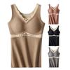Bottoming Vest Warm Thermal Inner Wear with Built-In Bra Seamless Design Soft Touch Comfortable Layering Winter Undershirt