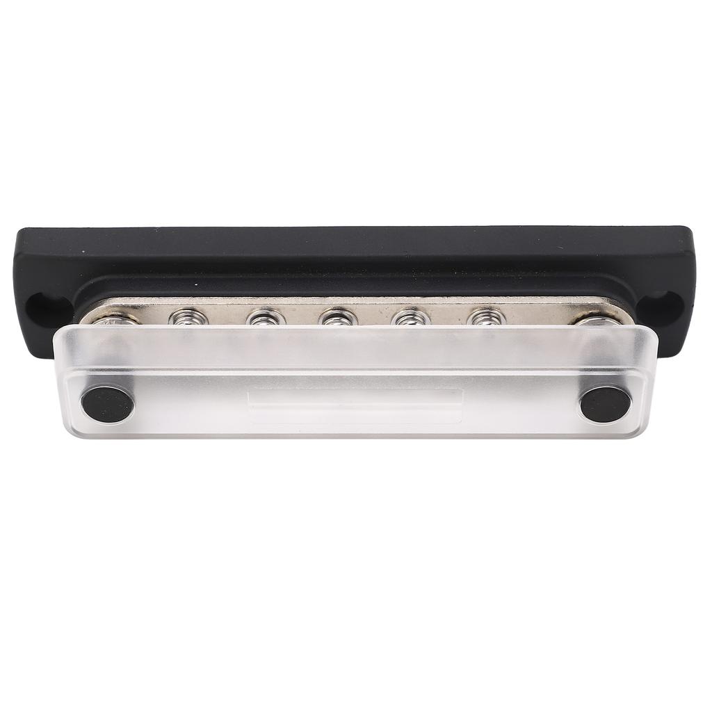 10 Way Power Distribution Block Bus Bar M6 Studs High Electrical Conductivity With Transparent Prote