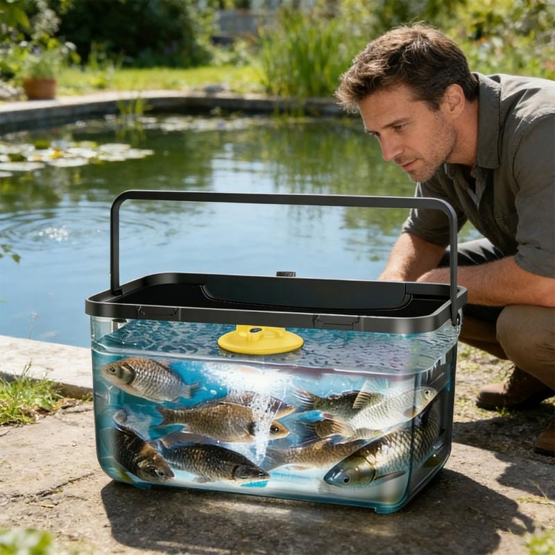 Floating Disc Oxygen Aerator With Included 3000MAH Battery For Water Environment And Miniature Pool P9YB