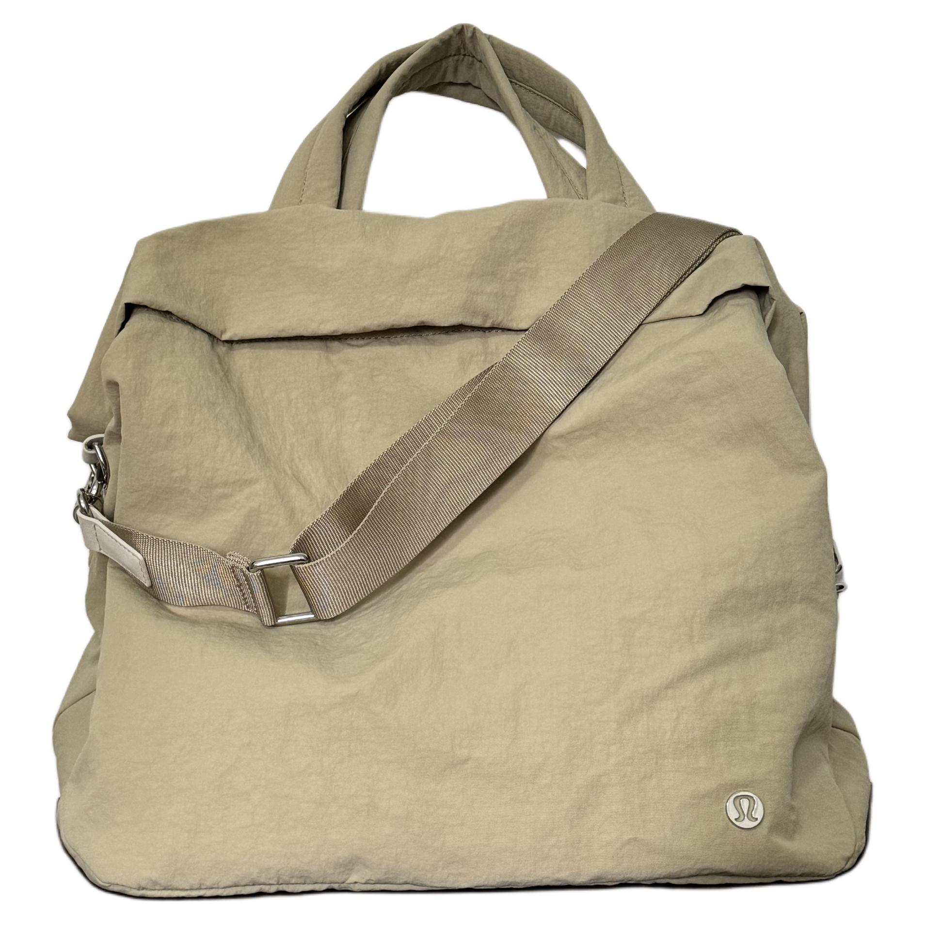 Lululemon On My Level 19L Adjustable Detachable Shoulder Strap Recycled Nylon Shoulder Crossbody Tote Bag Women bags Camel LW9ETKS-TRNH Camel