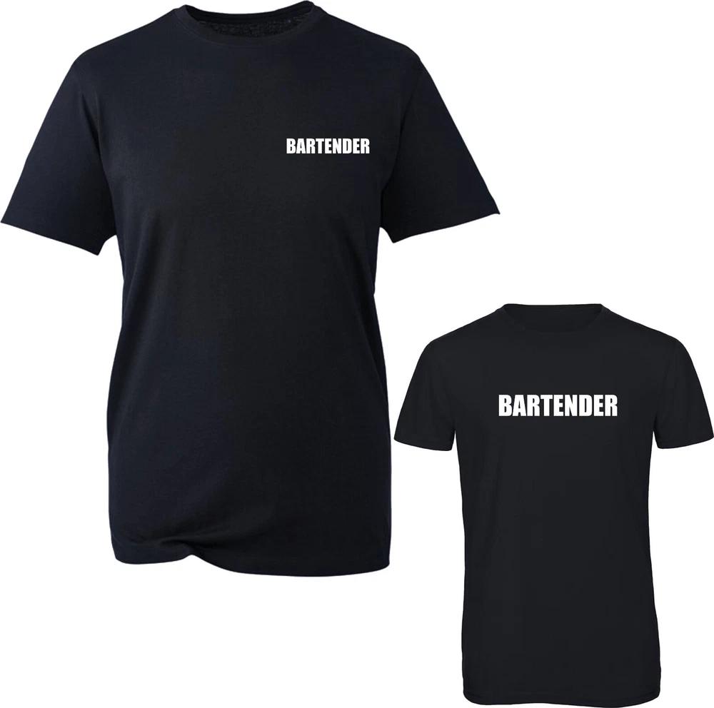 Bartender Lc Back Tshirt Mixologist Work Wear Front And Back Unisex Gift Top