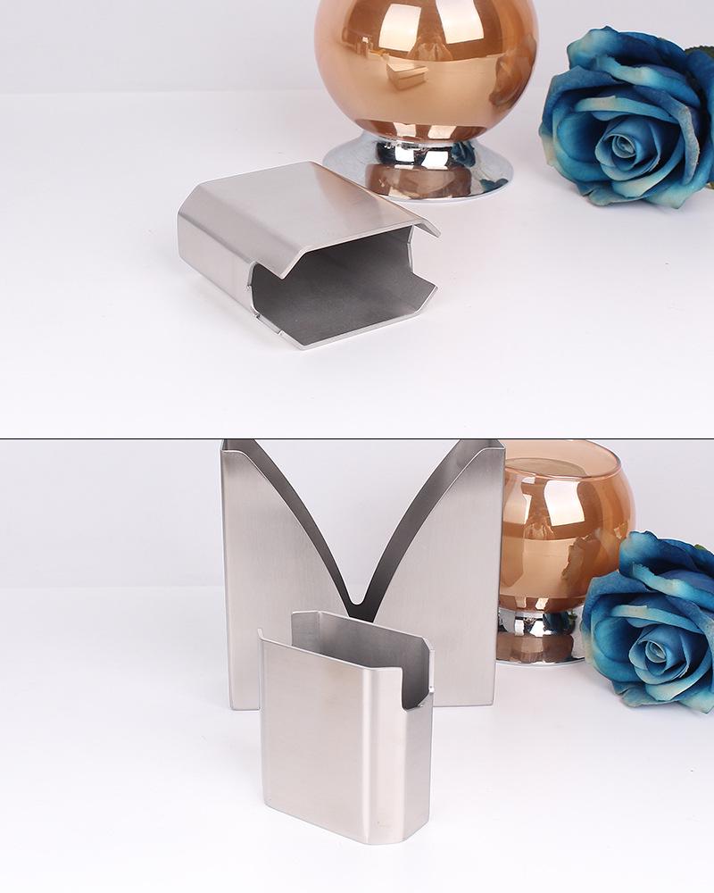 U-shaped Minimalist Napkin Holder for Dining Table, Vertical Paper Towel Holder for Restaurants, Coffee Shops, Hotels, and Western Dining.