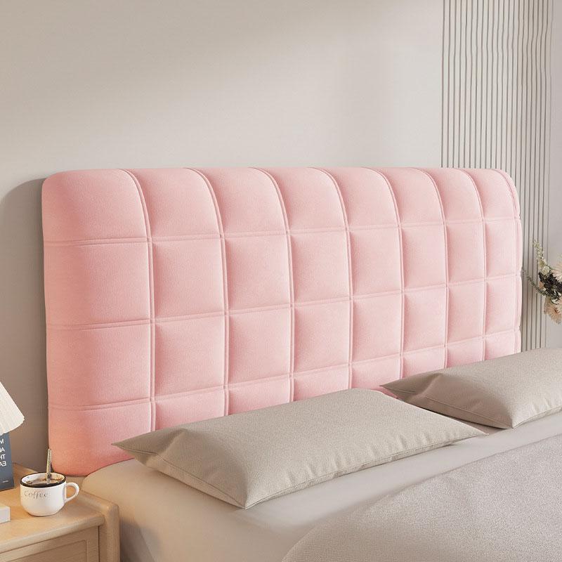 Velvet Bed Headboard Cover Slipcover Removable Washable Protector for Wooden Bed Renovation Decorative Headrest Home Decor