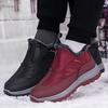 Zhang Kaili Women's Winter Plus Velvet Warm Snow Boots for Walking and Casual Wear