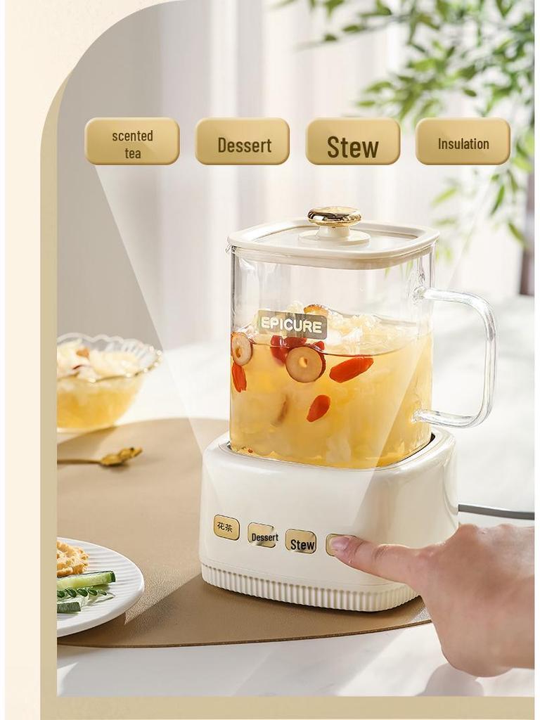 Wow Multifunctional Mini Glass Teapot: Automatic & Convenient for Home and Office