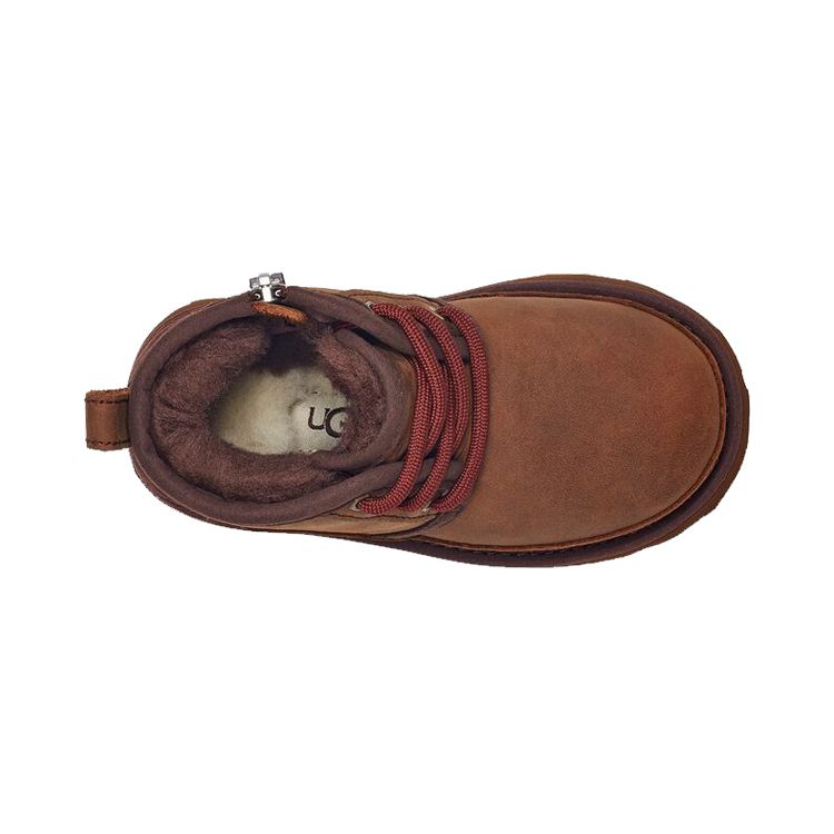 UGG Neumel 2 Weather Comfortable Zipper Snow Boots Kids Boots Brown 1017322T-GRZ