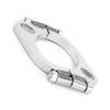 2.5in 63mm Steel Exhaust Flange Flat Oval Split Repair Replacement Accessory