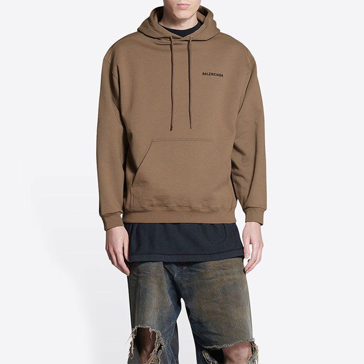 Balenciaga Back Logo Regular Fit Hoodie 600583TMVF57761