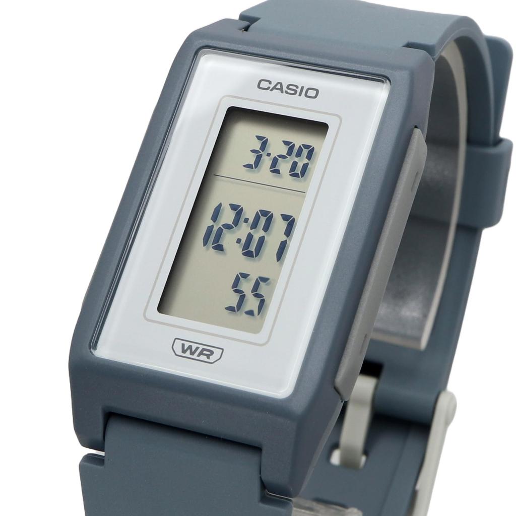 Casio LF-10WH-2 Pop Digital Watch, Made with Biomass Plastic, Women's, Matte Grayish Blue, Overseas Model [Parallel Import]