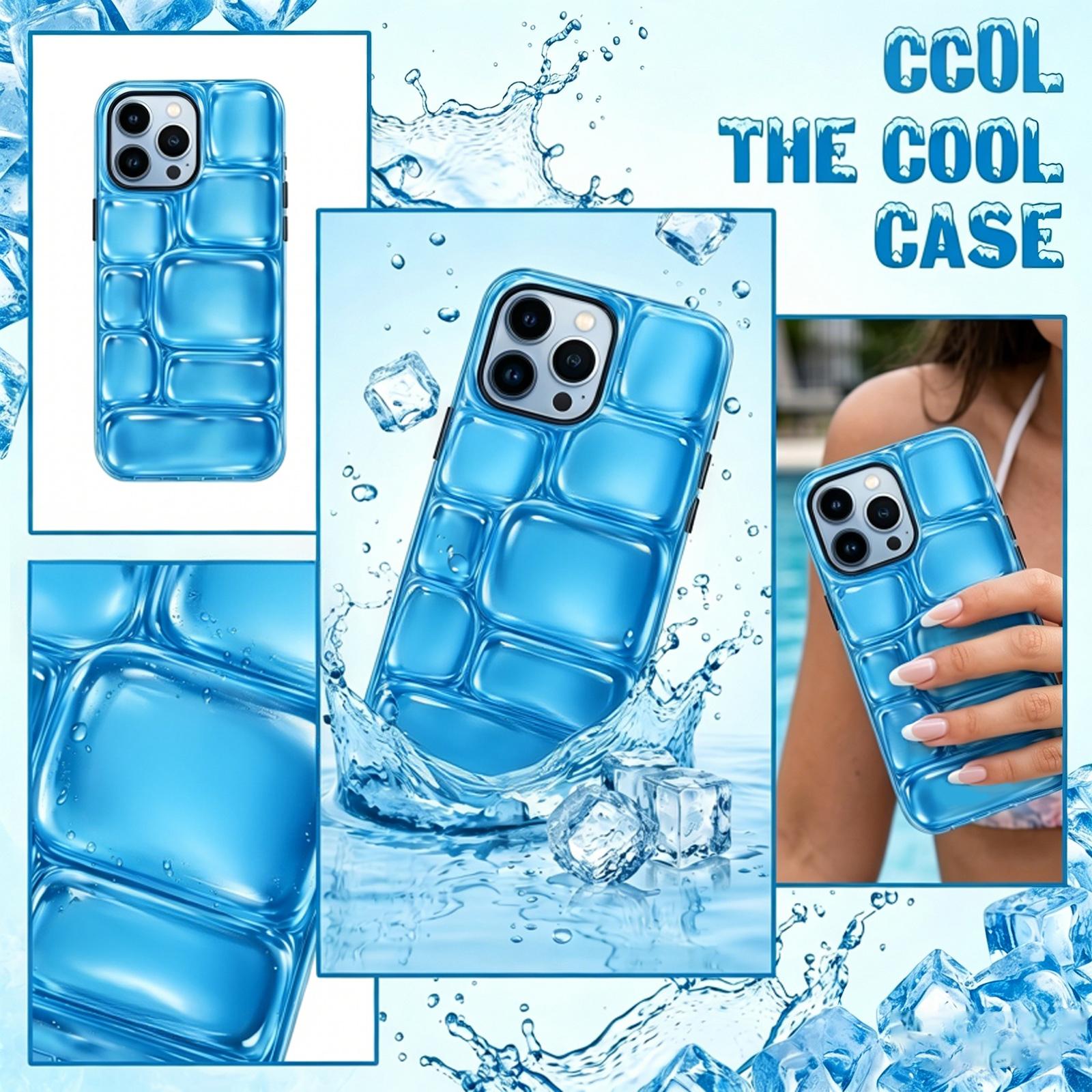 

2D Popular Phone Case, Full-cover Jelly Look Shockproof Phone Case, Non-squeezable Phone Case One Size белый