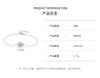 Moissanite 925 Sterling Silver Water Droplet Shaped Bracelet Popular Affordable Luxury Elegant Geometric Cross Wedding Gift