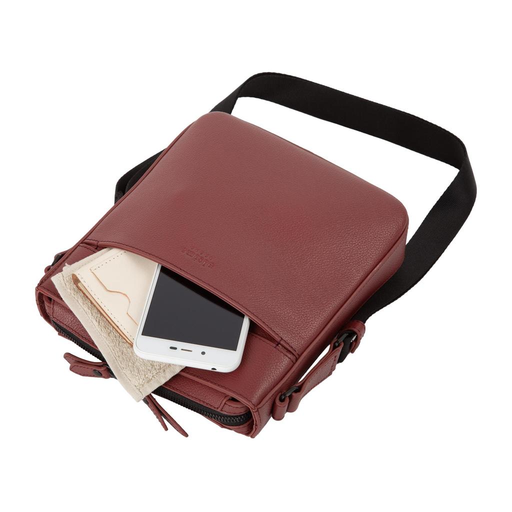 Ace Leather Cowhide Shoulder Bag, Simple Recent, No. 17971