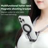 Portable Neck Phone Holder with Magnetic Quick Release Multi Angle Adjustable Bracket Suitable for IOS and Android Smartphones