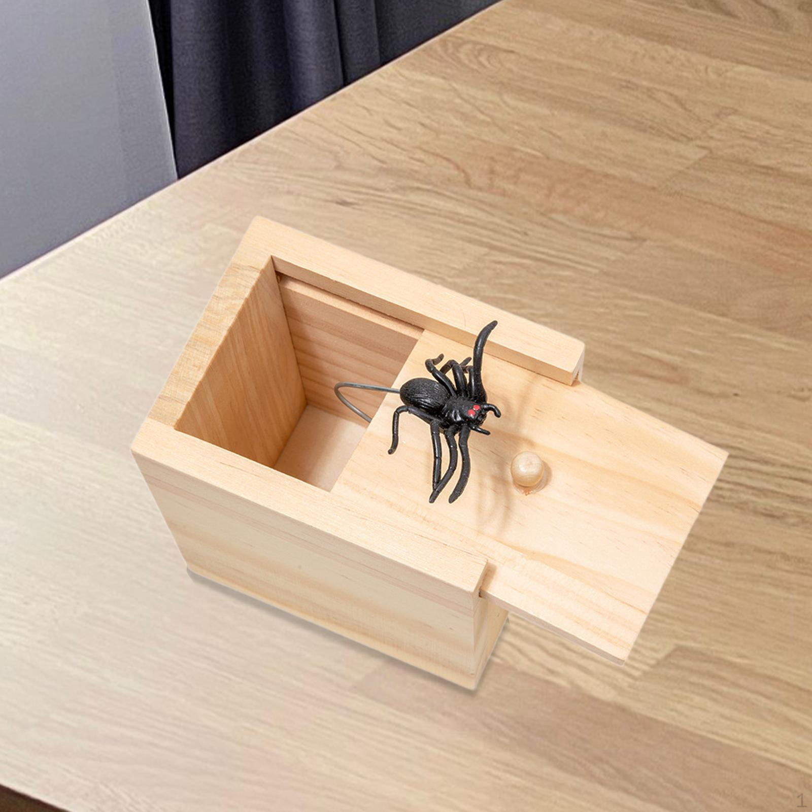 

Паук розыгрыш Игрушка розыгрыш ручной работы дурак хитрый в коробке для L