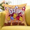 PPopular CCuphead Game Various Sizes Square Pillow Case For Car Home Bedchamber Decor