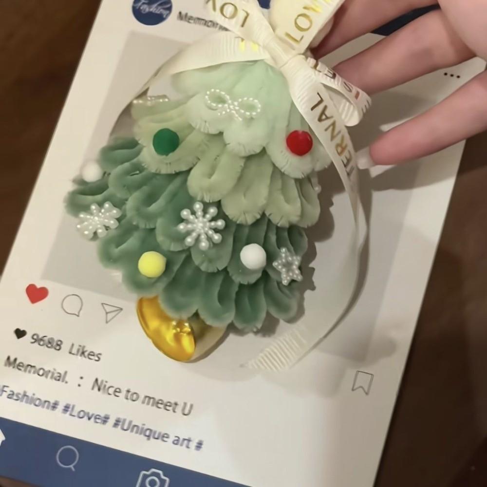 Hanging Plush Toy Doll Material Kit Xmas Tree Christmas Decoration Christmas Wind Chime Xmas Party