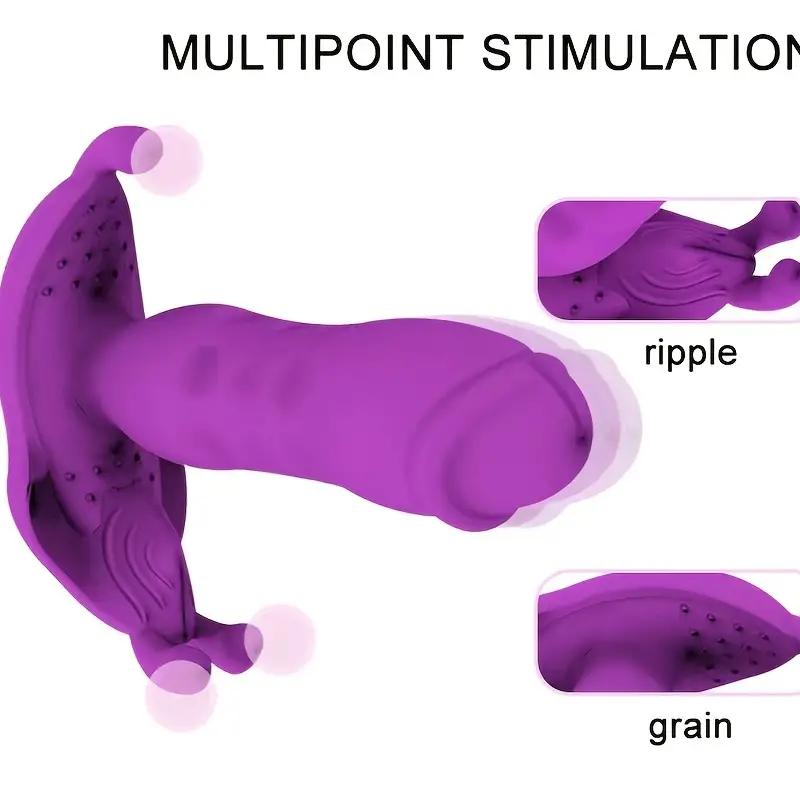 1pc Powered APP Wearable Vibrator Imitates Fingers, Sexy Slave Sam Quiet Panties Vibrator Anal Plug