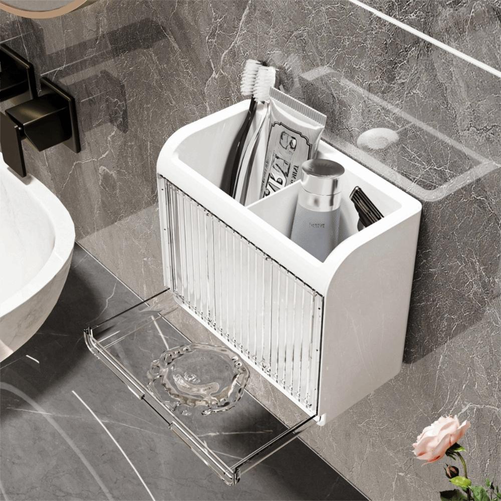 Ventilated Wall-mounted Chopstick Cage Space-Saving Kitchen Utensil Holder  Shovel