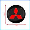 For Mitsubishi Lancer Lancer ASX Outlander 2 3 Pajero Mirage exzos Pajero 4 4PCS Auto Wheel Center Hub Tyre Vehicles Caps Cover Rim Sticker Badge