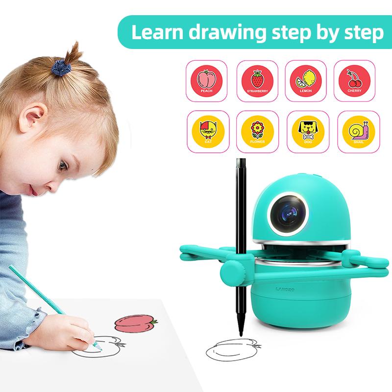 NEU KI Zeichnung Quincy Roboter Intelligentes Lehren Kinder Mathematik Intelligentes STEAM Roboter Spielzeug für Jungen