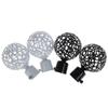 Round Iron Household Roman Rod Head Curtain Rods Head Curtain Rods Ends Caps Curtain Accessories