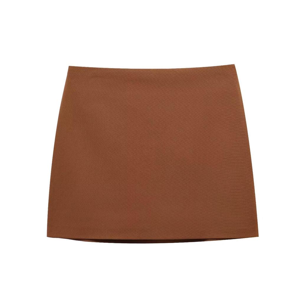 2025 Spring V-Neck Sleeveless Vest Top + A-Line Midi Skirt: European & American Style