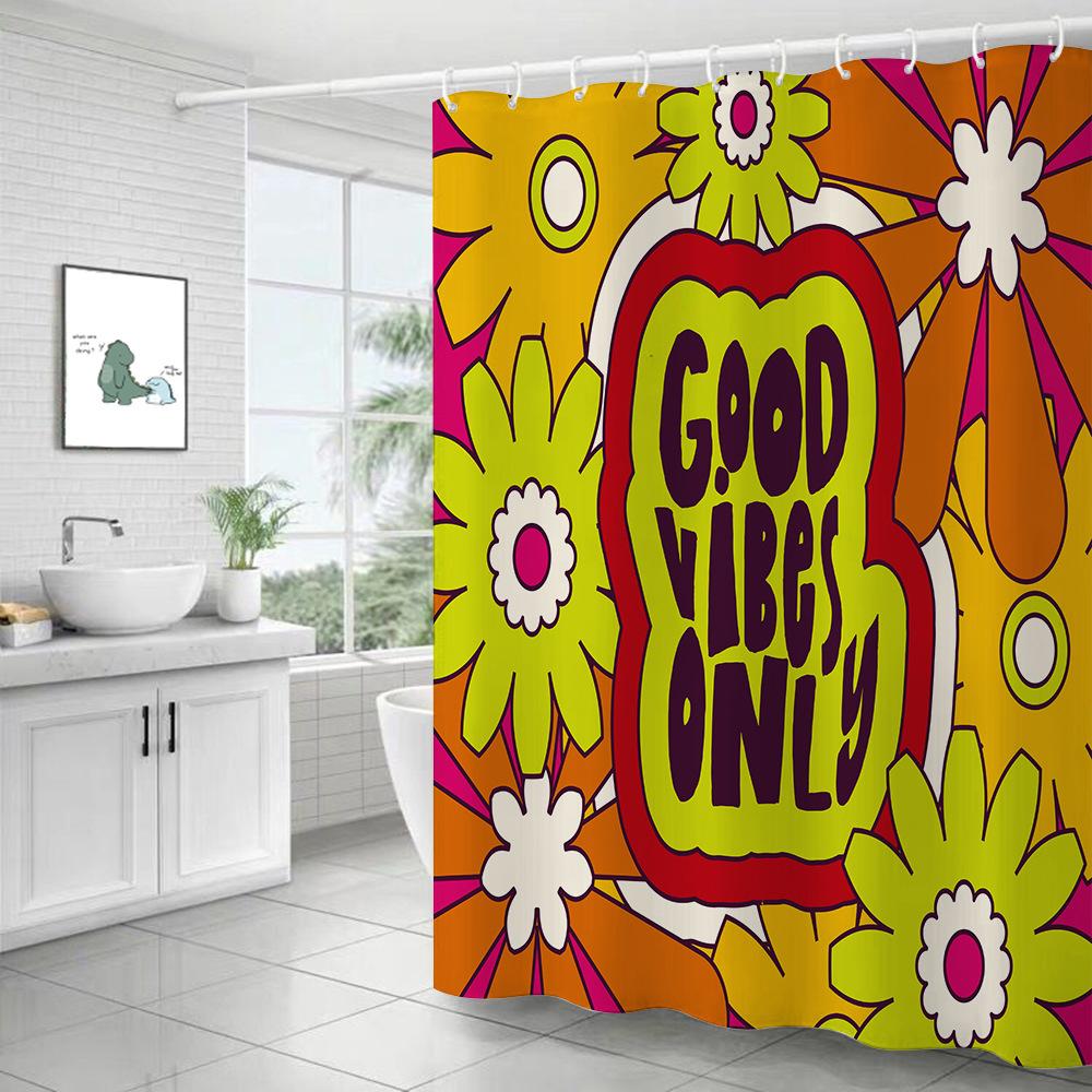 

JINRUN утолщенная водонепроницаемая занавеска для ванной комнаты, устойчивая к плесени, занавеска для душа, занавеска для душевой перегородки, занавеска для душа, занавеска для ванной комнаты, бесплатная перфорация 180cmx180cm（150g）