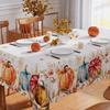 Fall Harvest Pumpkin Rectangle Tablecloth for Table Decor Reusable Farmhouse Kitchen Dining Tablecloth Autumn Decorations