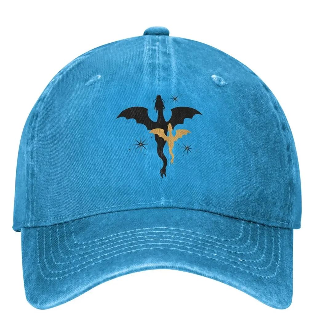 Retro Fjärde Vingen Drakar Basebollkepsar Unisex Stil Sliten Tvättad Huvudbonad Utomhus Träningskepsar Hatt