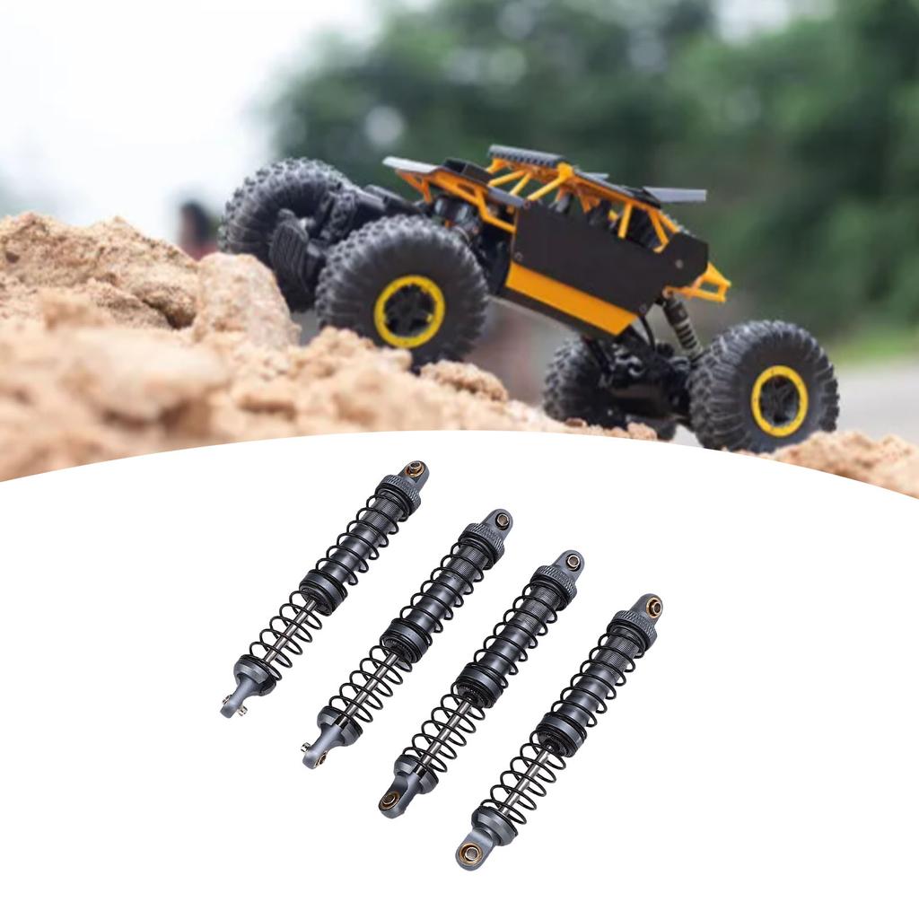 4pcs RC Car   Alloy 100mm Double Springs Shock Damper for 1Celsius10 RC Crawler Off Road Car