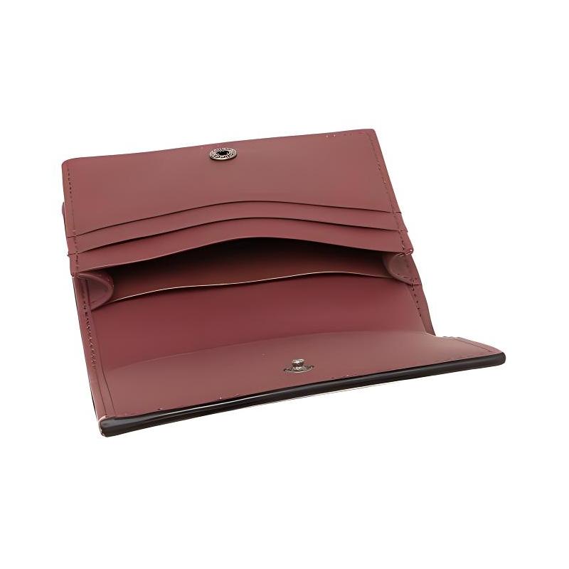 Gucci GG Blooms Presbyopia Logo Bi-fold Flap Geranium Print No Zipper Canvas Patch Leather Card Holder Wallet Women's Ebony/Pink