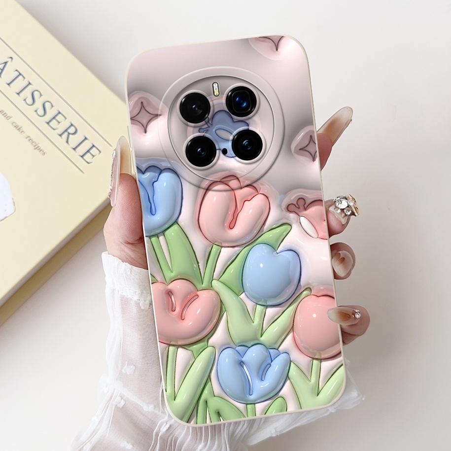 For Honor Magic7 Pro Case PTP-N49 PTP-AN10 Silicone Cover Fashion Flower Soft Protective Bumper For Honor Magic7 Lite 2025 Coque